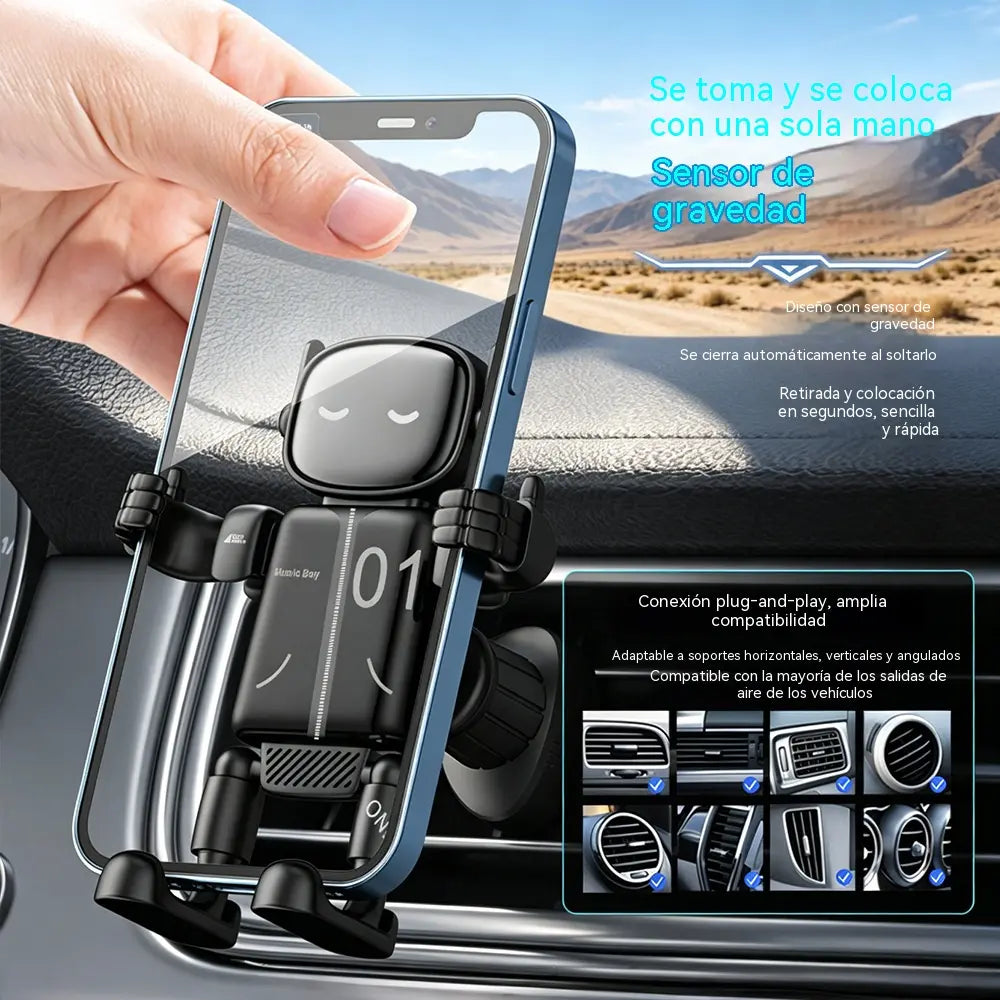 🎉 Soporte universal creativo para teléfono en el coche