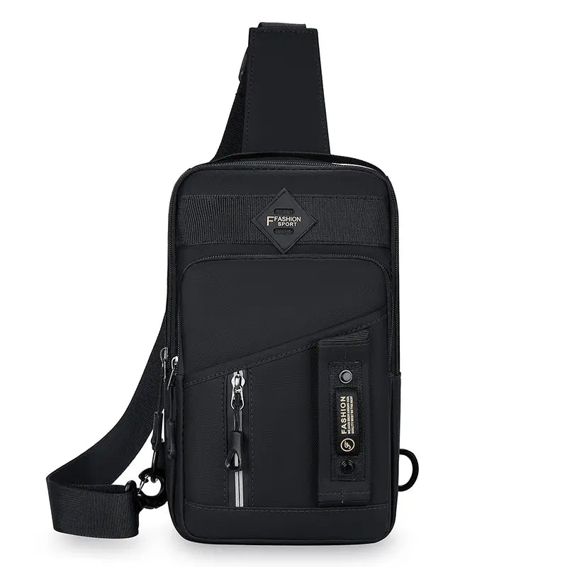 🔥Bolso de hombro impermeable con cremallera para hombre