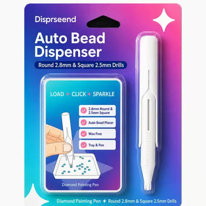 ⏰ Último día: 50 % de descuento – 💎 Set de bolígrafo dispensador automático y bandeja para Diamond Painting