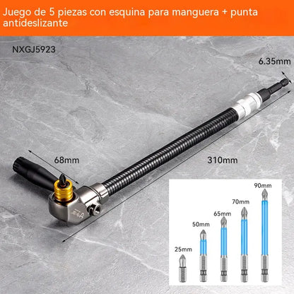 Herramienta multiusos para herramientas de ferretería, cortador de esquinas, taladro eléctrico magnético potente de 90°/105°