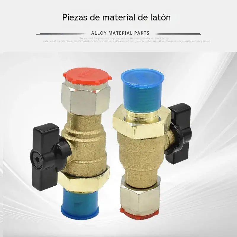 Conjunto de interruptor de corte de aire integrado de uso general para automóviles, remolques de ruedas delanteras, tubos espirales, cilindros auxiliares, líneas de freno y válvulas.