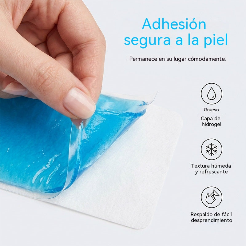 ☀️40 piezas🧊 Parches refrescantes instantáneos: Proporcionan un frescor instantáneo. Tecnología de gel de cuatro capas, resistente al sudor y respetuoso con la piel.