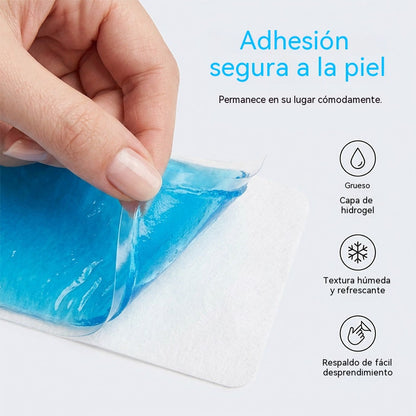 ☀️40 piezas🧊 Parches refrescantes instantáneos: Proporcionan un frescor instantáneo. Tecnología de gel de cuatro capas, resistente al sudor y respetuoso con la piel.