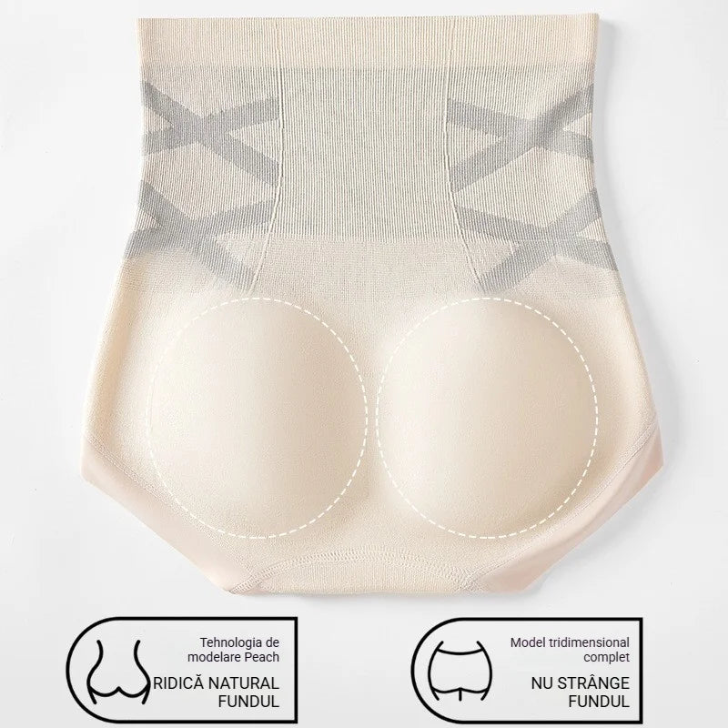 (6 artículos)💦🩲Braga Faja Alta Sin Costuras para Mujer | Efecto Abdomen Plano y Glúteos Realzados | Cómoda y Invisible Bajo la Ropa