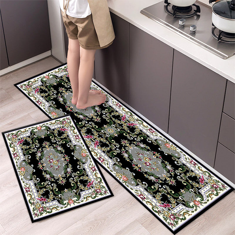 💥49% de descuento 【40*60cm+40*120cm】🌺Alfombra de cocina antideslizante absorbente alfombra de cocina larga