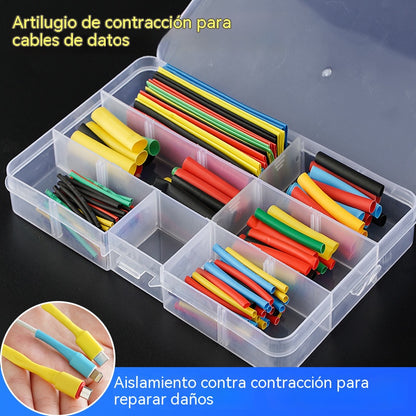 【Compra 1 y llévate 1 gratis】【328 piezas】Funda aislante termorretráctil universal para conductos y cables.