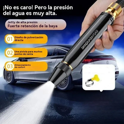 【4 piezas】Nueva boquilla de lavado de autos de alta presión, universal para regar flores, lavar autos y limpiar el suelo