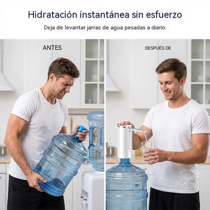 Bomba inteligente para botellas de agua
