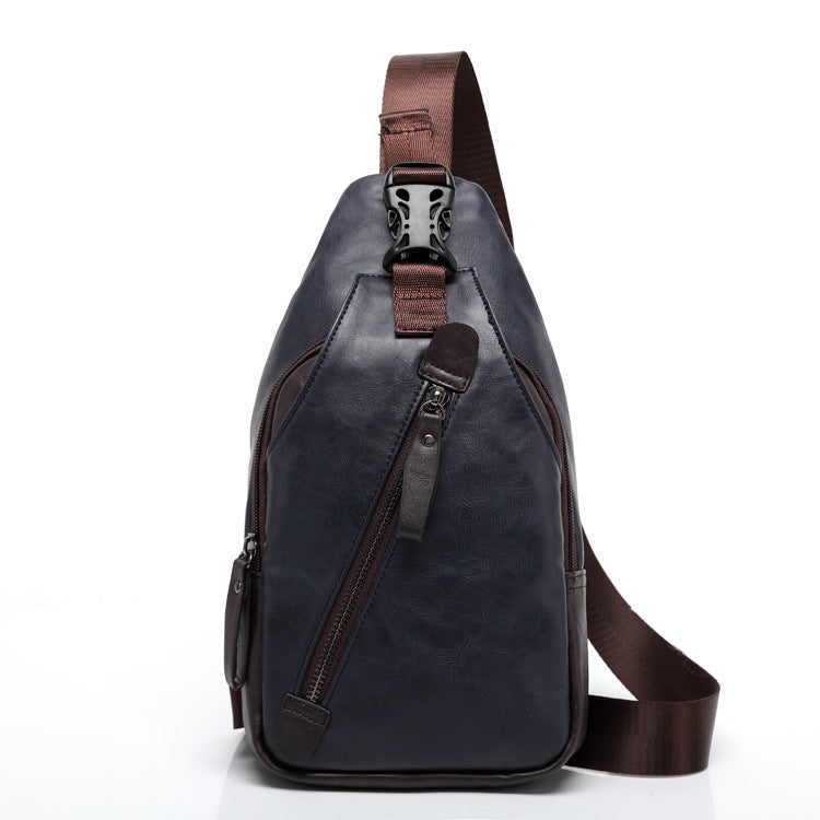 🧳 Riñonera de cuero sintético para hombre: ligera, organizada y 3 en 1: úsala como riñonera, bandolera o bolso de mano 🔥