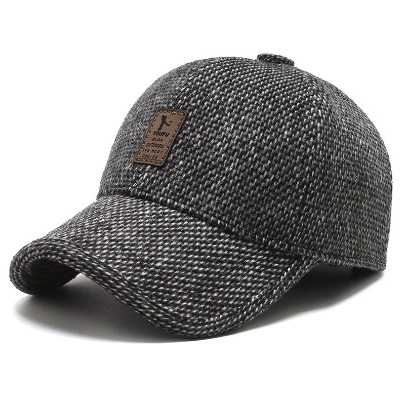 Nueva gorra de béisbol cálida para hombre, con protección para las orejas