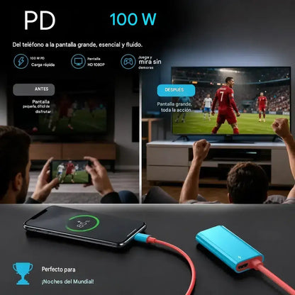🔥 OFERTA POR TIEMPO LIMITADO: ¡50% de descuento! 🔥 Cable adaptador de USB-C a HDMI para Switch