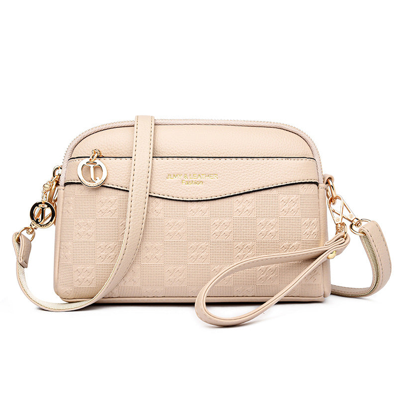 🔥Nuevo bolso para móvil de mujer con diseño en relieve, versátil para desplazamientos, gran capacidad.