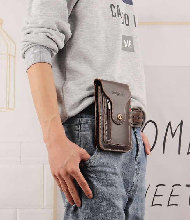 🔥Funda de piel para teléfono móvil para hombre
