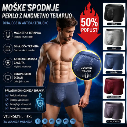 👍🩲【Moški zračni in antibakterijski komplet boksaric iz treh delov】【3 artikli za 23 evrov】