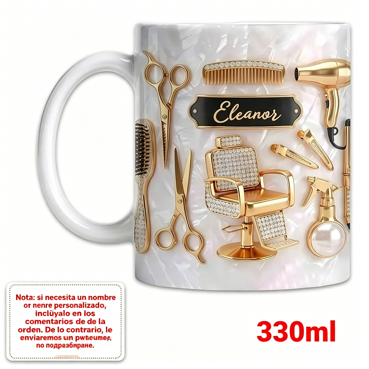 ✨✂️Taza de café de cerámica personalizada, ligera y lujosa