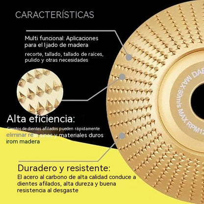 ⚙️🧰【3 piezas】 Disco multifuncional para dar forma a la lijadora angular para madera