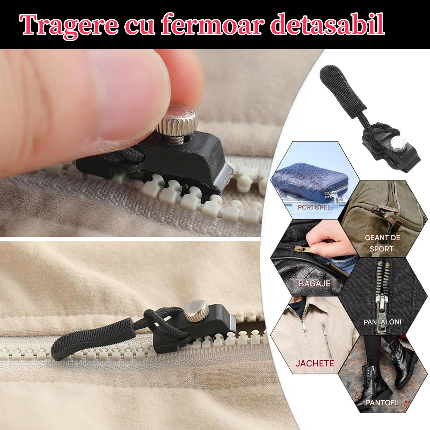 🛒【Compre 20 y obtenga 20 gratis】Herramienta universal de reparación de cremalleras