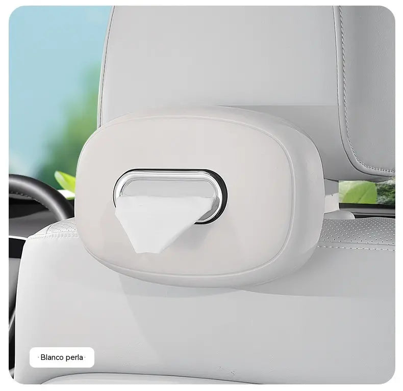 Portapañuelos para coche: compacto y de acceso rápido