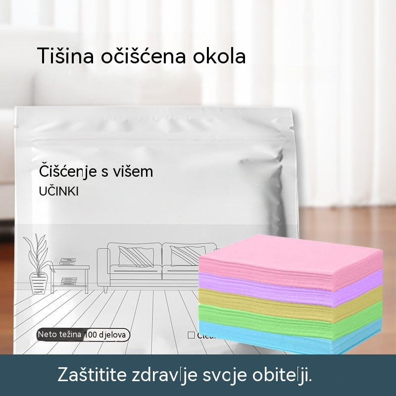 100 antibakterijskih i dezodorirajućih višenamjenskih tableta za čišćenje | Pogodno za parket, laminatne podove, pločice i zidove kampera