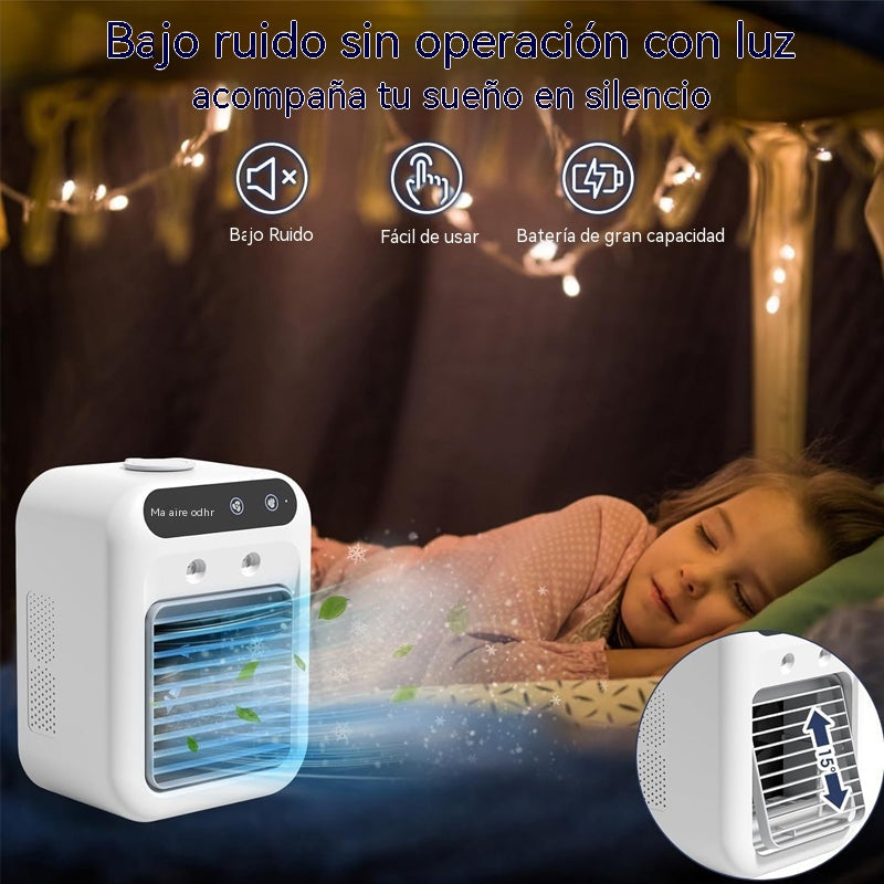 ❄️ - Mini aire acondicionado portátil con funciones de enfriamiento y humidificación