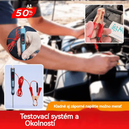 🚗⚡🔋🔥Testovacie pero s automatickým stmievaním digitálneho displeja, detekcia a oprava obvodov, pero na detekciu poruchy napätiapozitivă și negativă