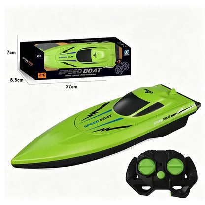 🎮 🚢 ¡MITAD DE PRECIO! Lancha de carreras RC de alta velocidad 2.4G con motores duales 🌊 ⚡ –50% DE DESCUENTO (Oferta del día)