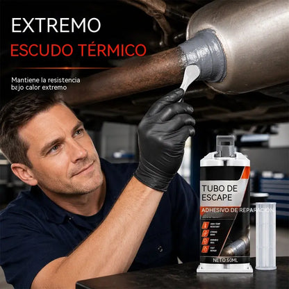 🥳💞 Prodanih več kot 50.000 enot! ⭐🔧 Kiti za popravilo izpuhov, primerni za visoke temperature: posebej zasnovani za jeklo; zagotavljajo močno in trpežno vez, ki prenese ekstremno vročino in vibracije. 🚗✅