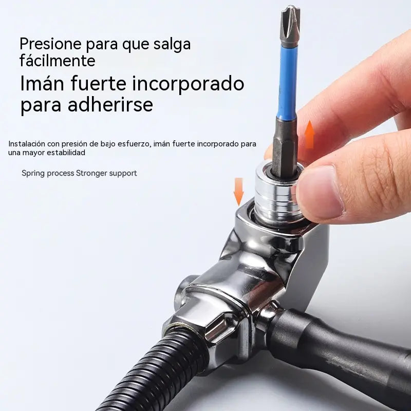 Herramienta multiusos para herramientas de ferretería, cortador de esquinas, taladro eléctrico magnético potente de 90°/105°