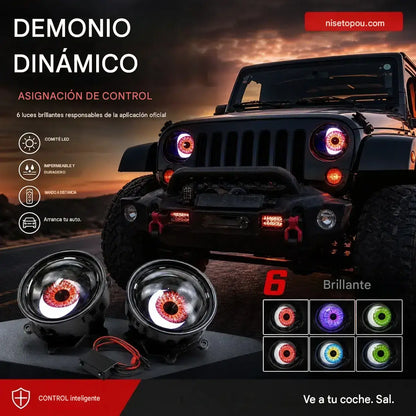 💡👁️Faros LED Ojo de Demonio: Un festín visual