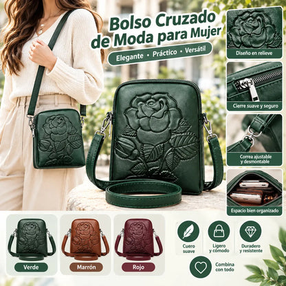 Nuevo bolso bandolera/de hombro de piel suave de doble capa