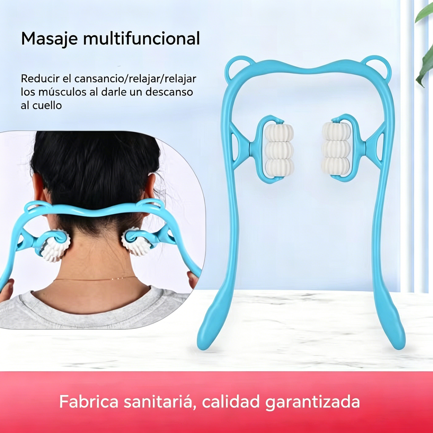 🔥【Compra 1 y llévate 1 gratis】2 piezas 25 euros👍Clip de masaje manual de la columna cervical para aliviar el dolor