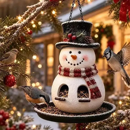 🎄🐦 Colección de comederos para pájaros navideños: comederos colgantes festivos para aves silvestres