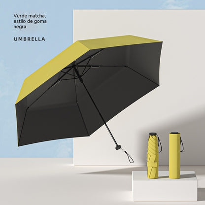 🌂🌂 Paraguas portátil ultraligero para todo tipo de clima con protección UV.