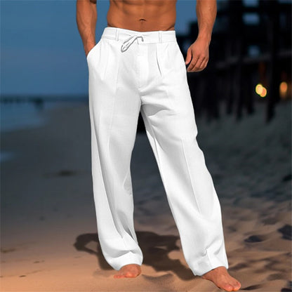 🔥【S-3XL】Pantalones casuales de pierna ancha de moda para hombre 2026
