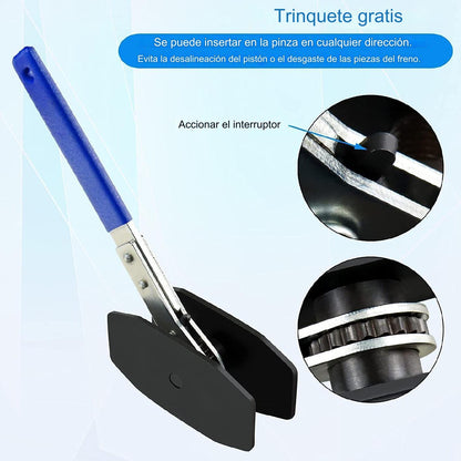 🔥🔧Herramienta de pinza de freno de coche, herramienta de mantenimiento automático de 360°, llave, separador de pistón de freno