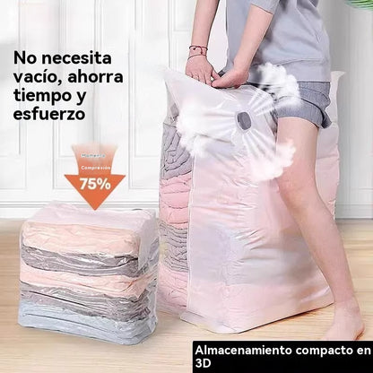 🔥【8 piezas】Bolsa de almacenamiento al vacío extragrande, compresión 3D y evaporación✨【Pequeño, Mediano, Grande, Extra Grande】