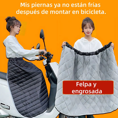 Capa térmica impermeable para moto 🚴‍♀️ | Protección total contra el viento y el frío ❄️