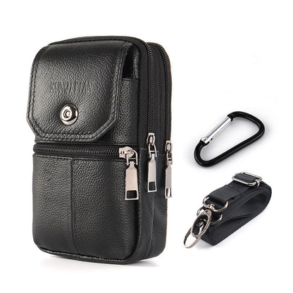 🔥【Oferta limitada de fin de año: 50 % de descuento】Bolso portátil para teléfono con diseño híbrido (crossbody y bandolera) para hombre
