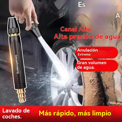 【4 piezas】Nueva boquilla de lavado de autos de alta presión, universal para regar flores, lavar autos y limpiar el suelo