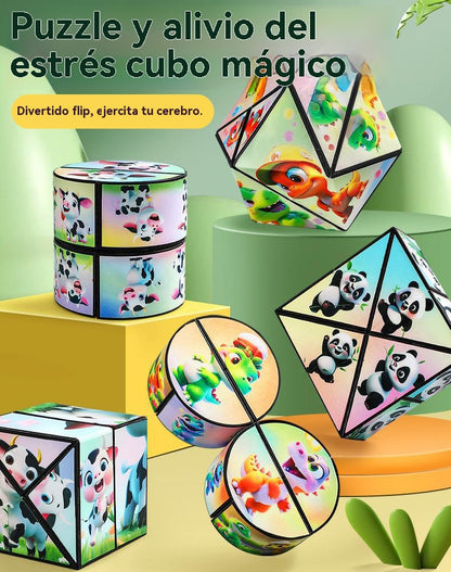 🔥【Compra 1, llévate 1 gratis】Cubo de Rubik con deformación geométrica, rompecabezas 3D, bloques de construcción🧩Precio medio desde 5 euros