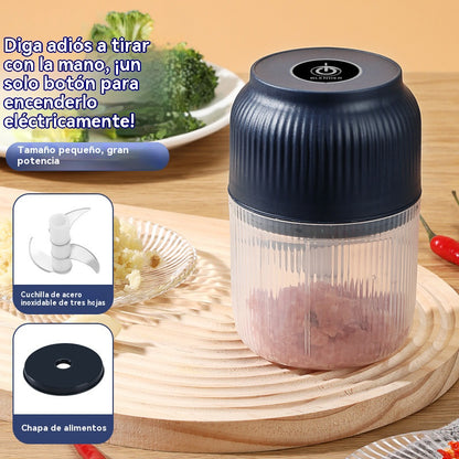 ✨⚡ Picadora de carne eléctrica multiusos ｜Pica ajo fácilmente, muele carne rápidamente, diseño recargable 🍖🧄