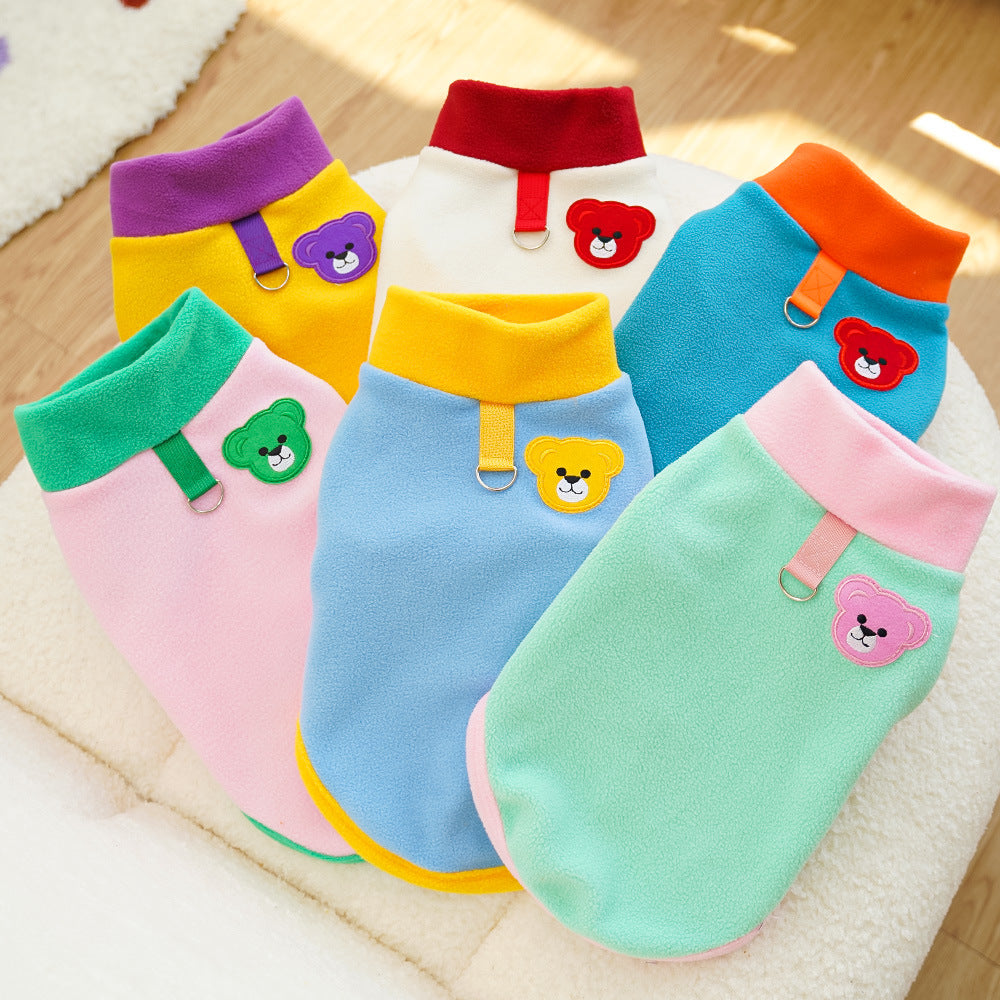 Chaquetas suaves, lindas y cálidas para perros y gatos, disponibles en dos estilos.