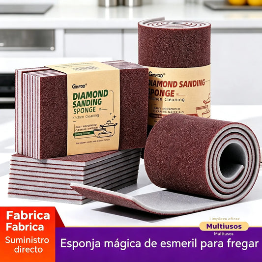 🫧【Paquete de 20】Esponja de esmeril de doble cara, potente y multifuncional para la limpieza
