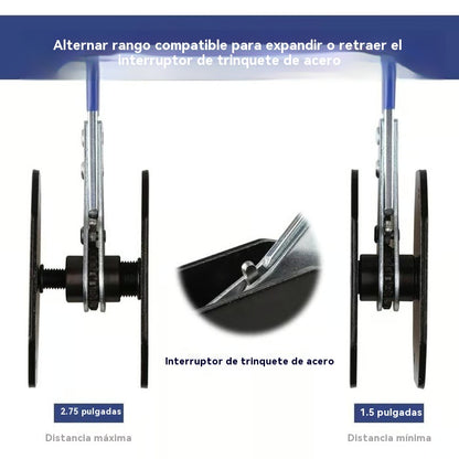 💥 🚗 Herramienta para pinzas de freno con pinzas giratorias de 360°.