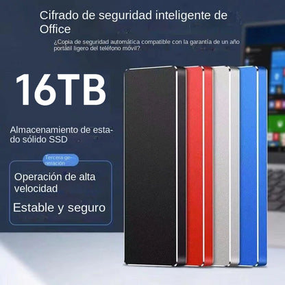 💾⚡【16TB】Disco duro SSD de gran capacidad – Transferencia ultrarrápida de 1050MB/s 🚀