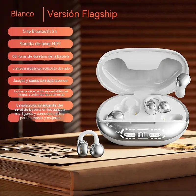 🎧Auriculares TWS 2 en 1 con accesorios intercambiables de oído abierto e intraauricular – sonido direccional, sonido HiFi y modo juego para entrenar, dormir y jugar.