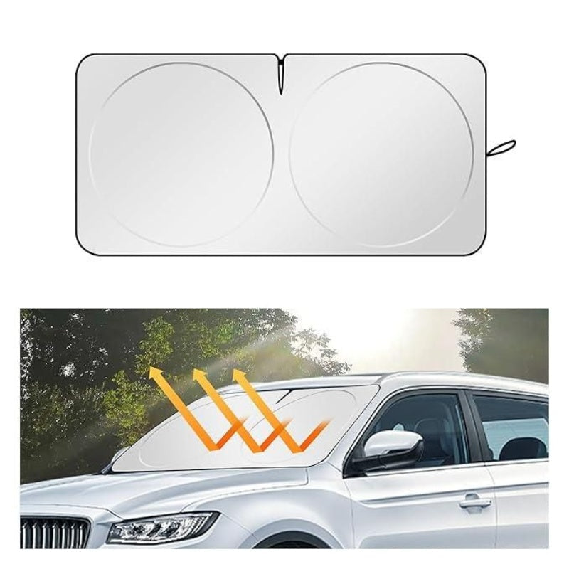 ☀️🚗Parasol plegable para parabrisas de coche con bolsa de almacenamiento