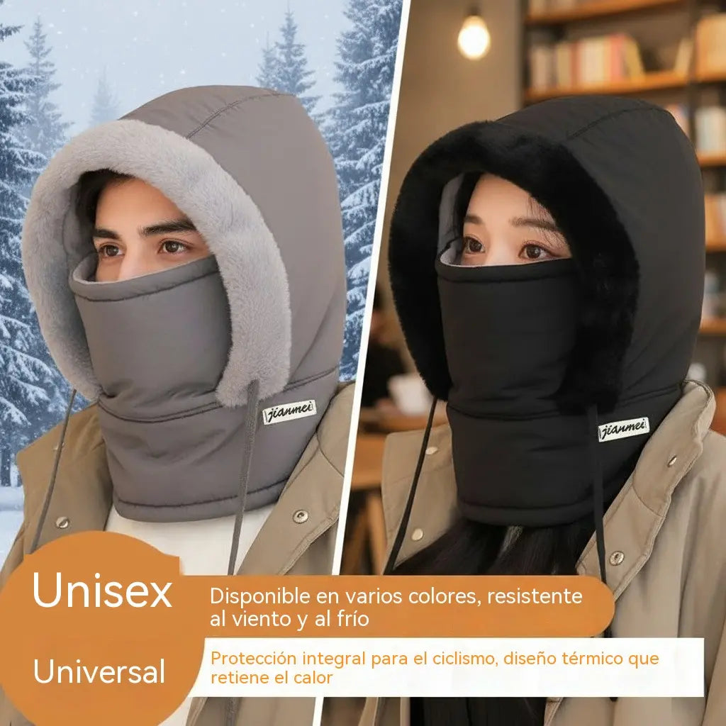 ❄️☃ Sudadera con capucha 3 en 1 con forro polar, unisex: una prenda esencial para practicar ciclismo al aire libre en otoño e invierno.