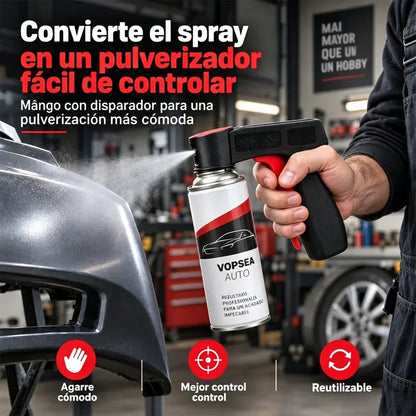 🔥Compra 1 y llévate 1 gratis🔥🎨🔧 Mango Auxiliar para Botes de Pintura en Spray | Empuñadura Ergonómica para Pintar Coches, Paredes y Proyectos DIY