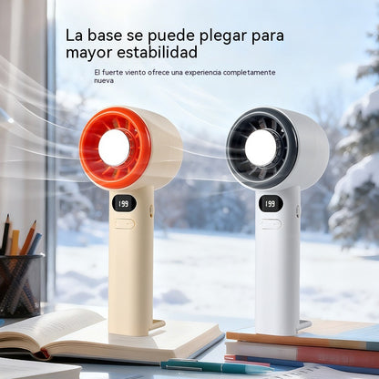 Ventilador de refrigeración portátil con pantalla digital de 199 velocidades